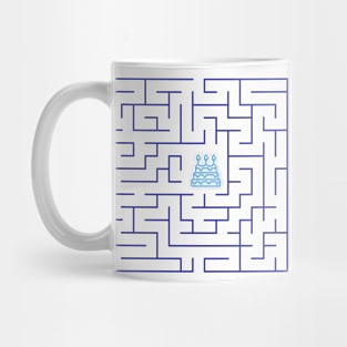 Square maze Mug